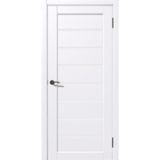 Дверь межкомнатная Дубрава Сибирь Рада ЛИНИЯ Ясень белый, стекло графит